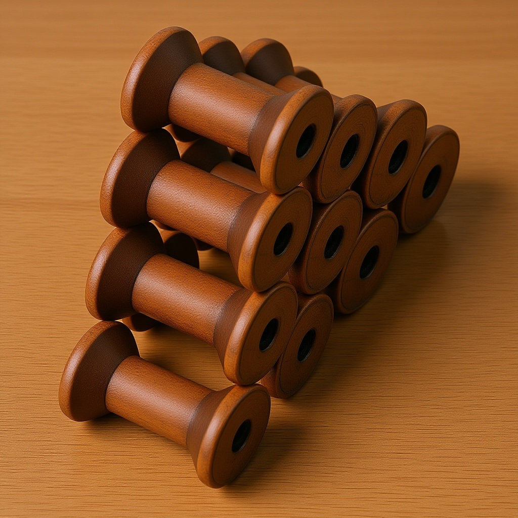 10Pcs Vintage Wooden Spools Na - đánh giá và giá Organza Ribbon Spool