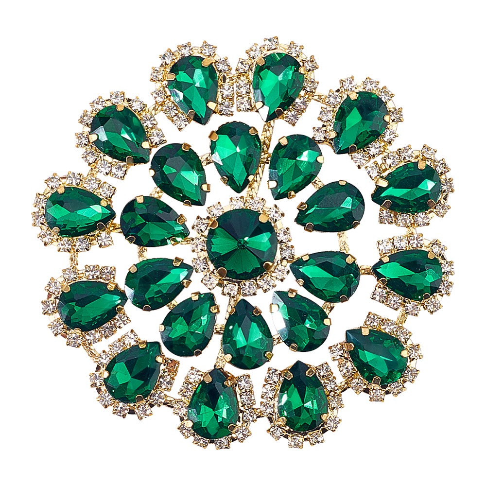 Brass Rhinestone Applique Roun - đánh giá và giá Sew On Rhinestone