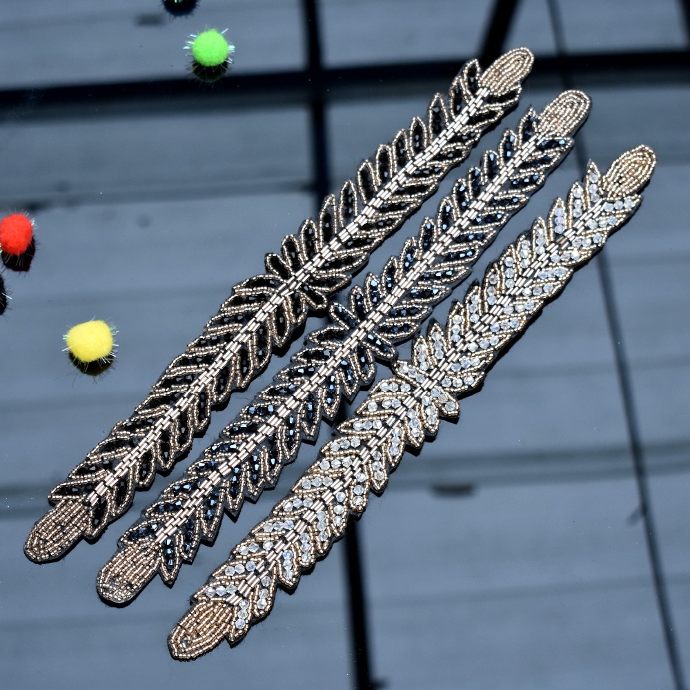 Lá dài lá handmade táo cystal  - đánh giá và giá Beaded Trim Fringe