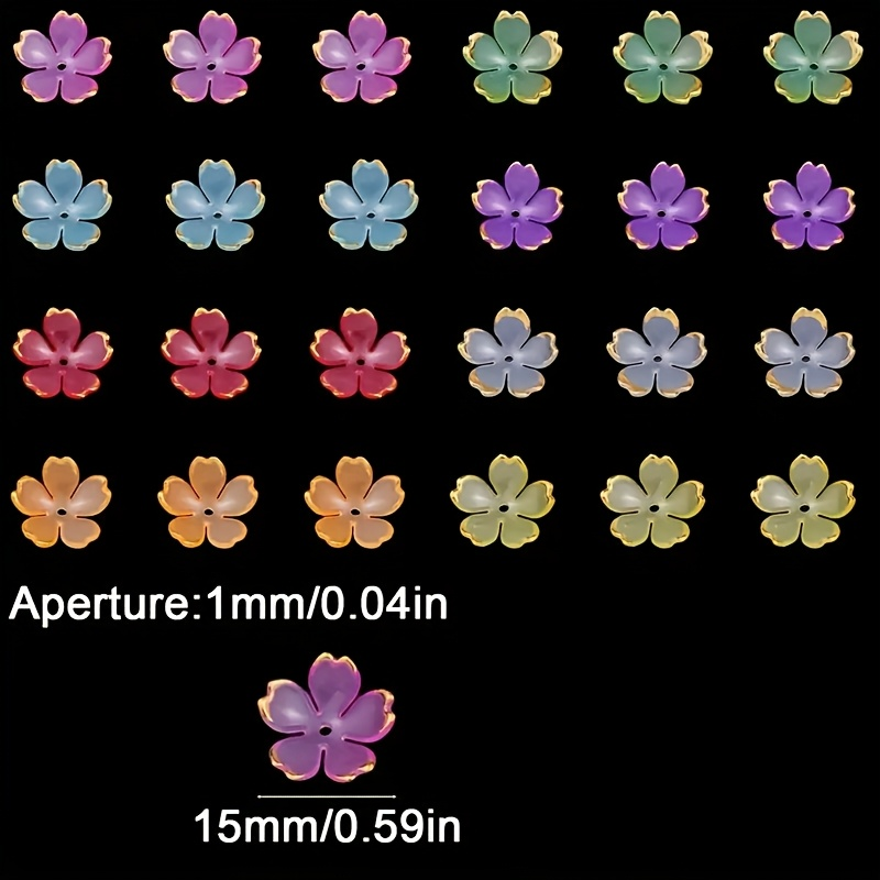 200/100pcs 15mm Colorful Acryl - đánh giá và giá Embroidery Embellishments