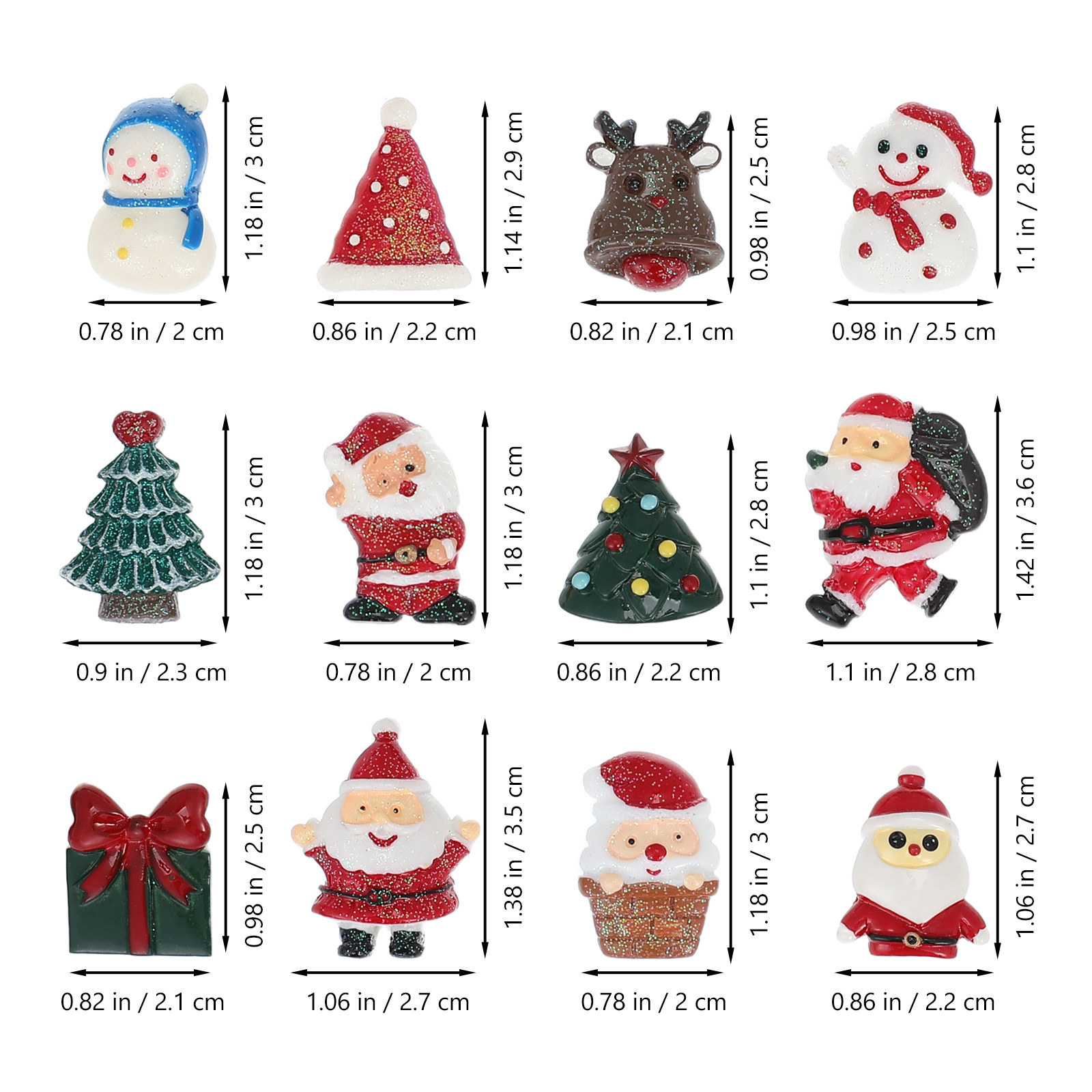 50 PCS Embellishment Christmas - đánh giá và giá Embellishment Crafts
