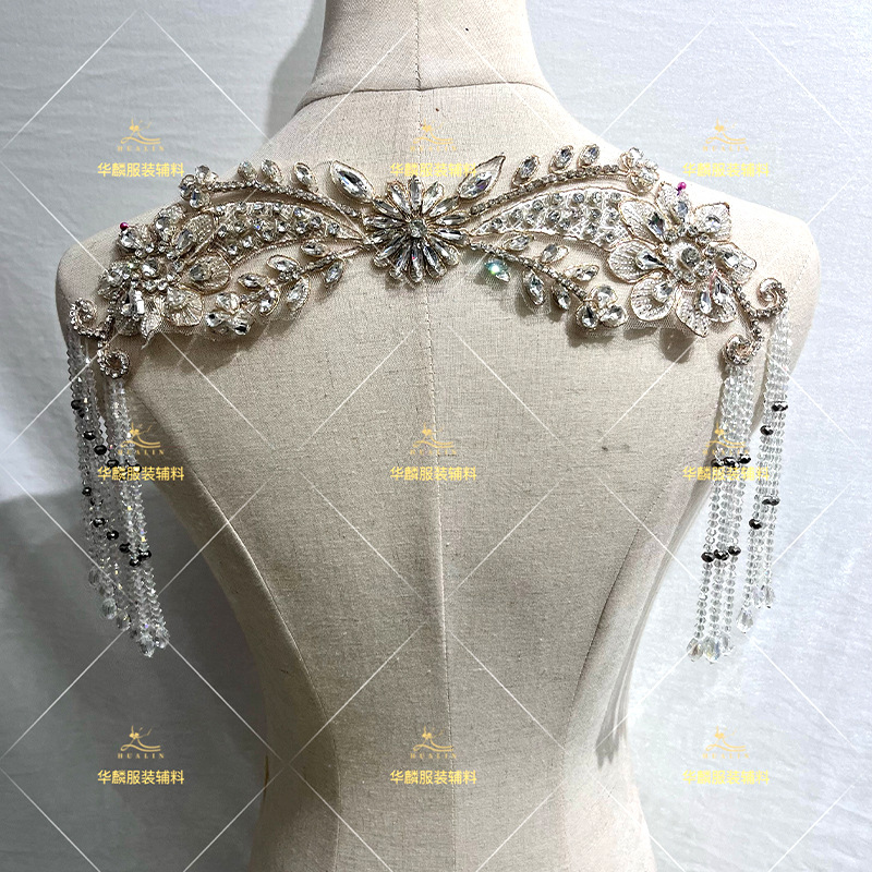 Hand Beaded Fringe Trim with P - đánh giá và giá Beaded Trim Fringe