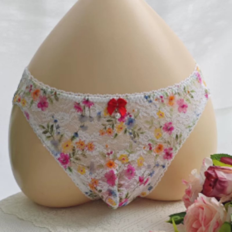 Sheer Sexy Man's Lace Panties  - đánh giá và giá Embroidery Embellishments