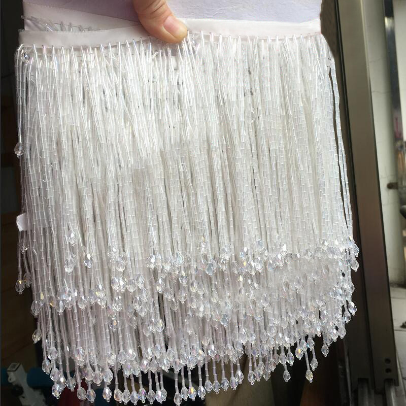 90x15cm Crystal Tassel Lace Be - đánh giá và giá Beaded Trim Fringe