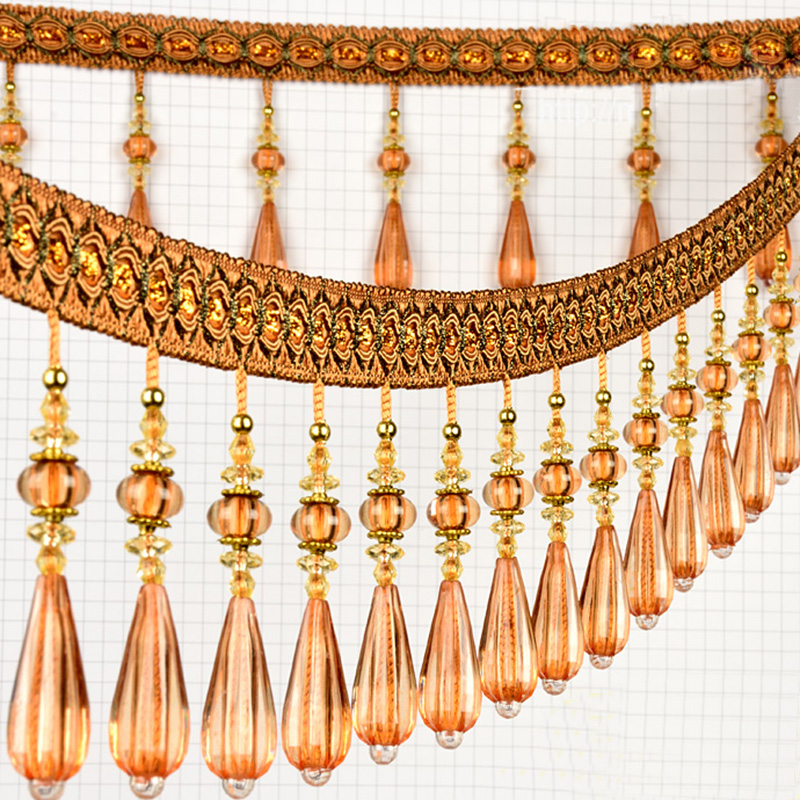 1M Crystal Pendant Tassel Drop - đánh giá và giá Beaded Trim Fringe