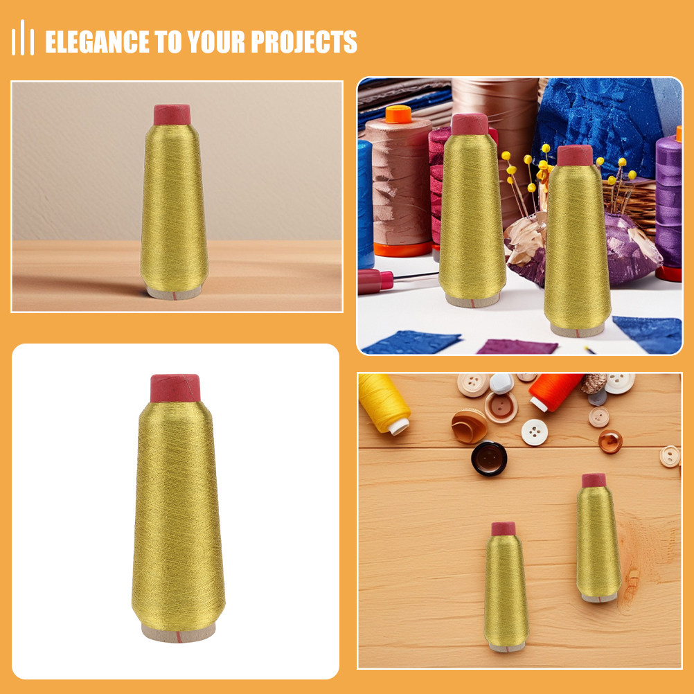 2 Rolls Premium Golden Metalli - đánh giá và giá Embroidery Craft