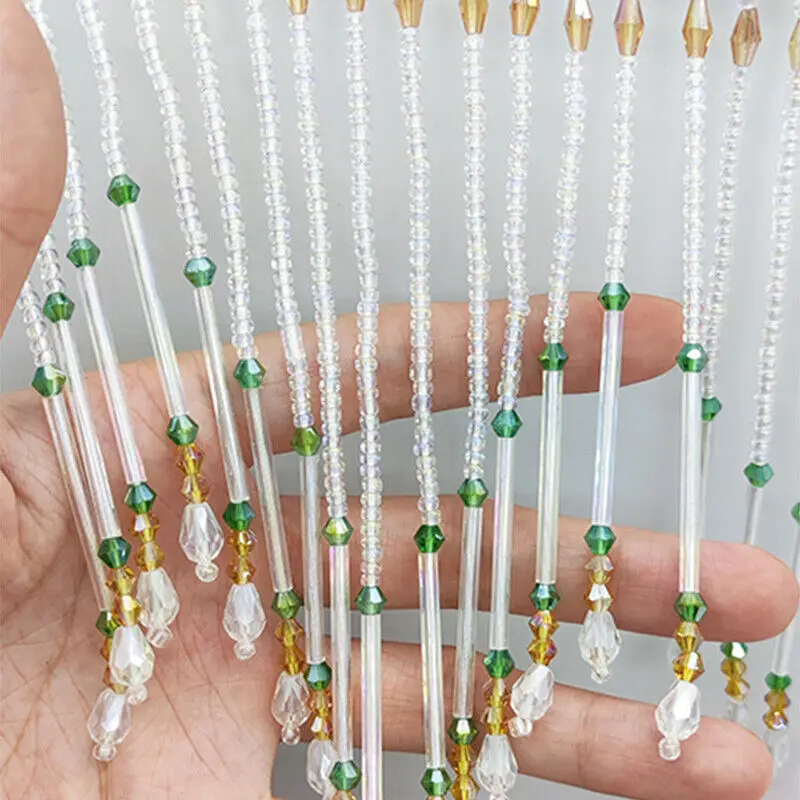 Glass Tube Fringe Tassel 16cm  - đánh giá và giá Beaded Trim Fringe