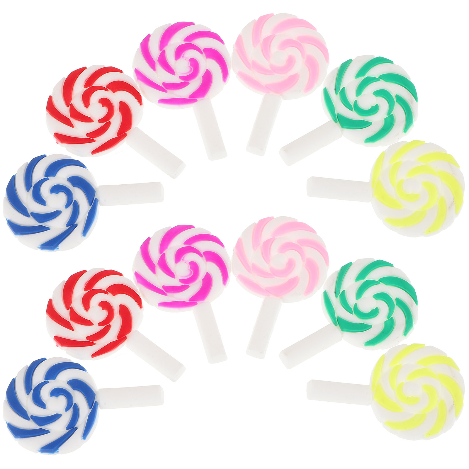 36Pcs Vibrant Rainbow Lollipop - đánh giá và giá Embellish Craft