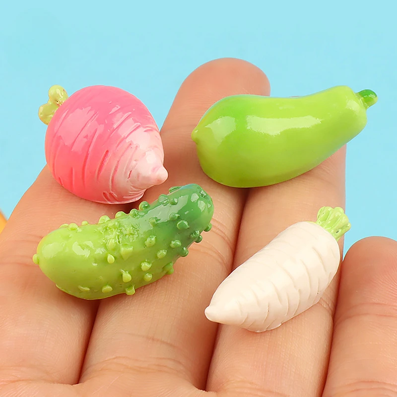 Kawaii Resin Mini Vegetable Fa - đánh giá và giá Christmas Craft Embellishment